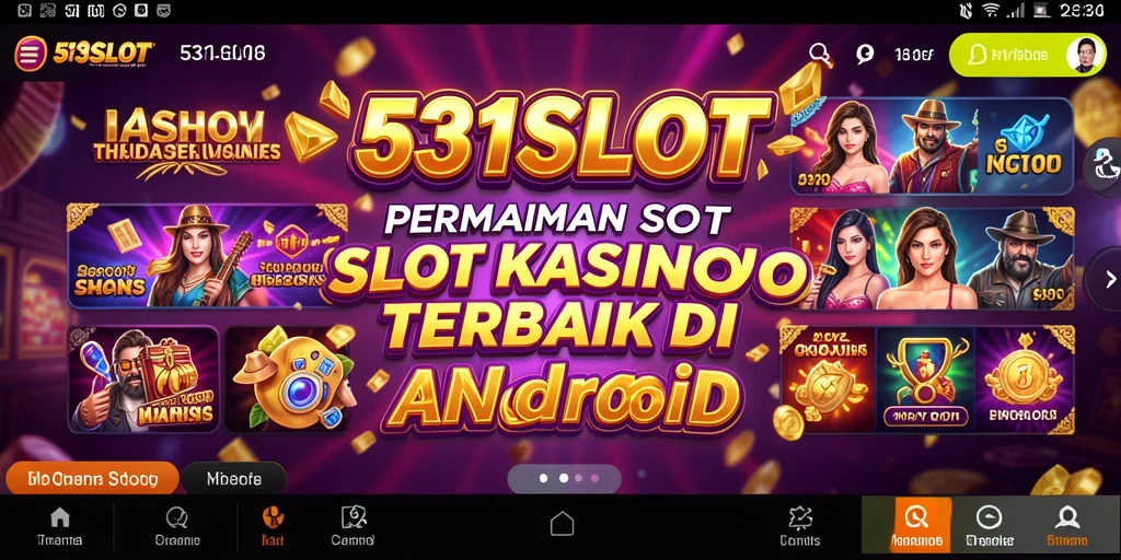 Tampilan menarik gameplay 531SLOT dengan mesin slot yang beragam.