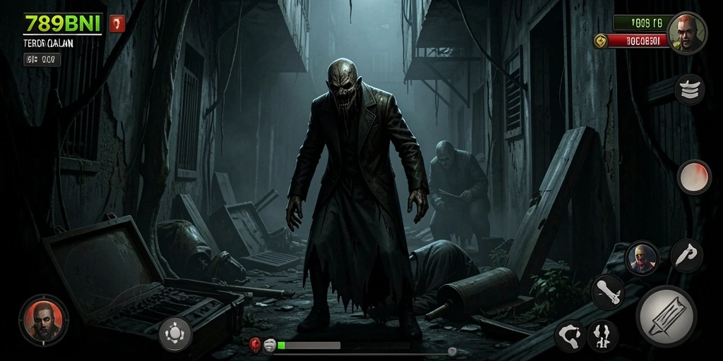 Gameplay seram dengan elemen horor yang mendebarkan.