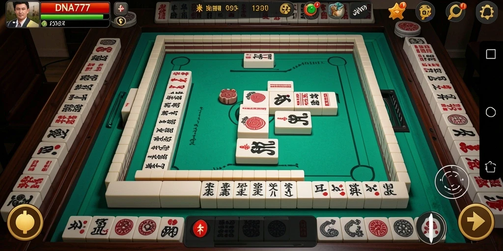 Screenshot menampilkan gameplay Mahjong yang seru dan mendalam.