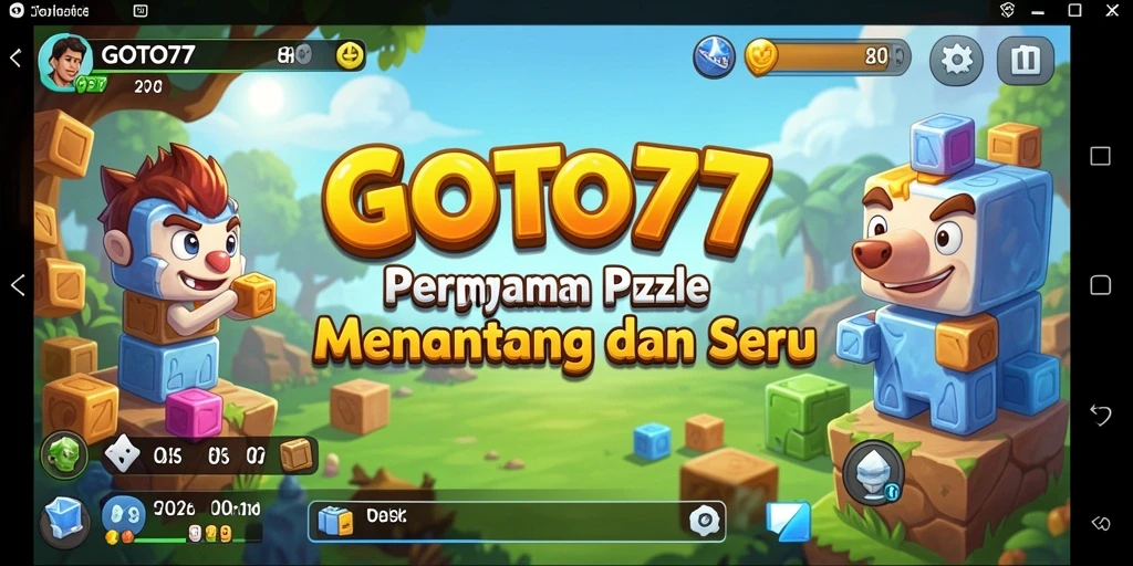 Tampilan menarik dari gameplay puzzle GOTO77 yang menantang.