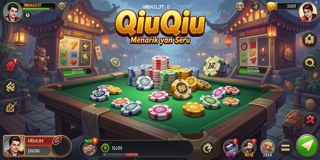 Gameplay seru QiuQiu di IMBASLOT.