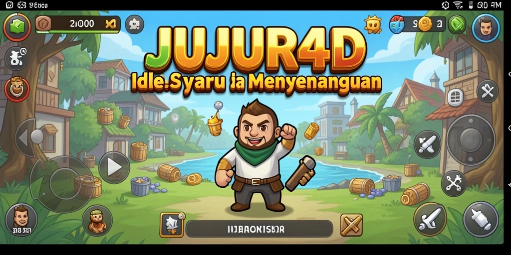 Tampilan gameplay JUJUR4D yang menarik dan menghibur.