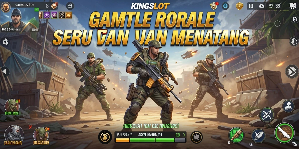 Gameplay mendebarkan dalam arena pertempuran KINGSLOT.