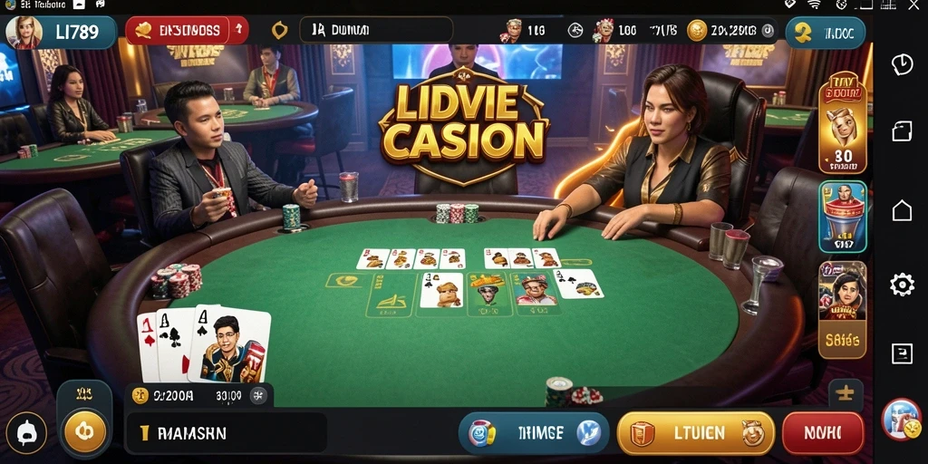 Tampilan menarik dari gameplay Live Casino di LI789.