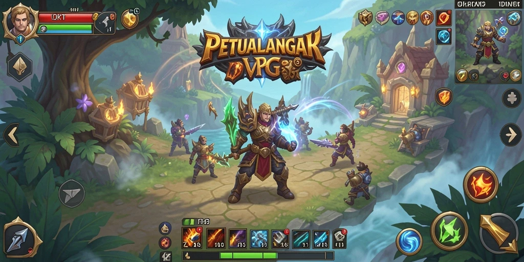 Tampilan menarik dari gameplay RPG yang seru dan menantang.
