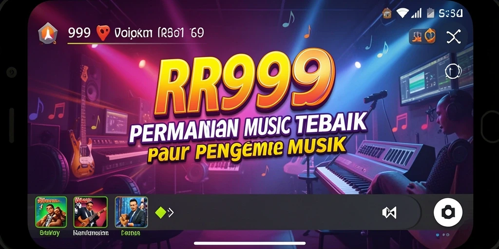 Screenshot utama menunjukkan pemain menikmati gameplay interaktif dalam RR999.